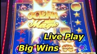 NEW SLOT: Ocean Magic Grand - live play big wins!