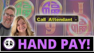 HAND PAY! INCREDIBLE WIN!