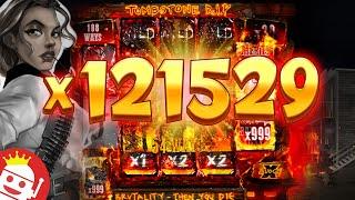 PLAYER LANDS INSANE WIN ON NEW TOMBSTONE RIP SLOT!
