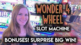 SURPRISE Extra Re-Spin Leads to a BIG WIN! Timberwolf Deluxe Slot Machine BONUS!!