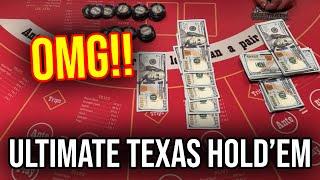 MASSIVE HIGH LIMIT BETS!! SMASHING THE BONUSES!! ULTIMATE TEXAS HOLD’EM!! $1400 ON ONE HAND!!!