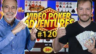 10-Play Super Hot Roll! $50 a Spin! Video Poker Adventures 120 • The Jackpot Gents