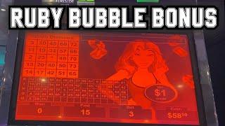 VGT RUBY'S BUBBLE BONUS & $15 MAX BET MINI WITH FRIENDS GROUP PLAY AT RIVER SPIRIT CASINO TULSA!
