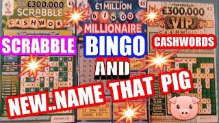 Millionaire  BingoSCRABBLE..Cash Match.(NEW NAME THAT PIG.Prize Draw) mmmmmmMMM