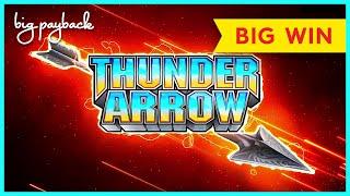 AWESOME NEW KONAMI! Thunder Arrow North Queen Slot - BIG WIN SESSION!