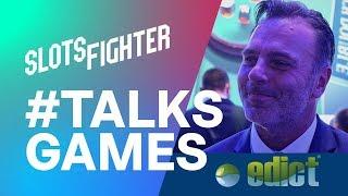 Merkur Gaming (Edict) Interview @ ICE London 2019 - SlotsFighter #TalksGames