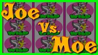 Slot Battle 5 - Stinkin’ Rich Less Lines - Joe Vs. Moe!