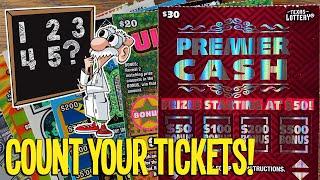 Count Your Tickets!  $30 Premier Cash + $20 Ultimate 7s  Fixin To Scratch