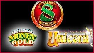 Crazy Money Gold  Enchanted Unicorn  Fate of the 8  The Slot Cats