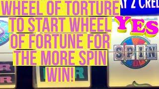 Max Bet Wheel of Fortune Taketh But Then Giveth Even More For The More Spin Monday Win!