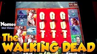 Walking Dead Slot Machine - 75 Cent Big Win Bonus and Neighbor's Jackpot Handpay!!