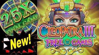 GUARANTEED 25X MULTIPLIER    WHAT !!     Cleopatra 3 Slot