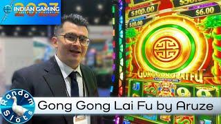 Gong Gong Lai Fu Slot Machine by Aruze at #IGTC2023