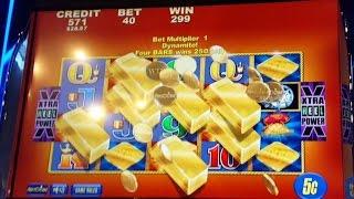 Stack of Gold slot - first spin - Big Win line hit - Slot Machine Bonus