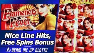 Flamenco Fever Slot - First Look, Nice Line Hits and a Free Spins Bonus in new Konami game