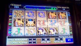 Cleopatra II High limit slot machine bonus free spins $1 denom