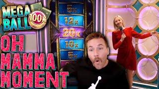 Mustachioed Man Wins More Than €5000 Playing Bingo (Mega Ball Big Win)
