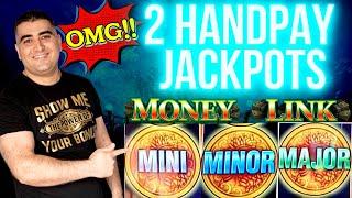 2 HANDPAY JACKPOTS On High Limit Money Link Slots | Las Vegas Casino JACKPOTS WINNER | SE-2 | EP-29