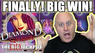 HUGE WIN!  Diamond Queen High Limit Jackpot | The Big Jackpot