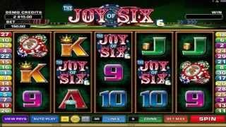 The Joy of Six   free slot machine game preview by Slotozilla.com