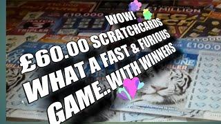 •£60.00•worth of Scratchcards•..as Promised•....Wow!•