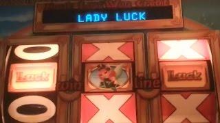 Lady Luck Fruit Machine - win some - lose some :(
