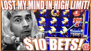 LOST MY MIND!! $10 - $20 BET HIGH LIMIT SLOTS + BONUS WINS & LOSSES | Slot Traveler