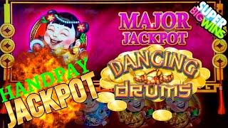 HANDPAY JACKPOT  Dancing Drums Slot Machine $8.80 Bet| Max Bet Double Jackpot Gems Slot Live Play