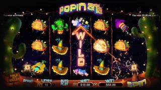 Popinata Online Slot from RTG - Wild Re-Spin Feature!