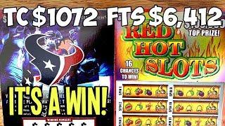IT'S A WIN!  4X Houston Texans  4X Red Hot Slots  TC vs FTS MM3 #46