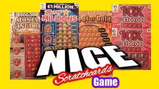 Money Kingdom.Merry  Millions.10X Cash.Pot of Gold..Scratchcards