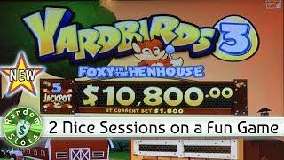 ️ New - Yardbirds 3 Foxy in the Henhouse slot machine, 2 Sessions