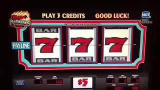 HUGE SIZZLING 7 JACKPOT HANDPAY  High Limit $15 MAX BET  Casino SLOT MACHINE WIN!