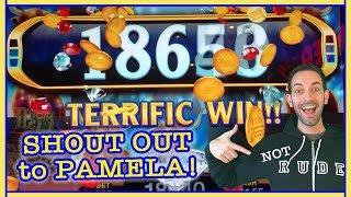 Longhorn Jackpots BIG WIN+Shout Out to Pamela!  Slot Machine Pokies w Brian Christopher