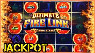 Ultimate Fire Link China Street HUGE HANDPAY JACKPOT HIGH LIMIT $90 SPIN BUFFALO GOLD Slot Machine