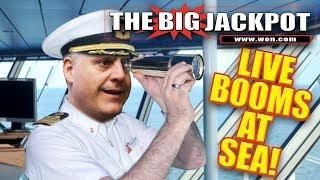 First Ever Live Slots at Sea  | The Big Jackpot