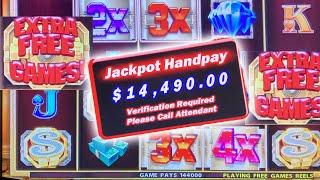 ANOTHER MASSIVE WIN ON HIGH LIMIT MEGA VAULT  JACKPOT HAND PAY!