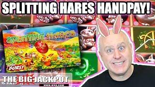 Splitting Hares Handpay! Slot Win | The Big Jackpot