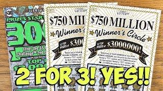 A $30 Kind of Day! $90 in Tickets + PROFIT!  TEXAS LOTTERY Scratch Off Tickets