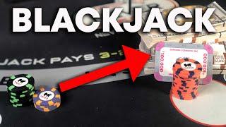 From $2500 to $100,000 + Blackjack  - Best Run Ups Ever from Never Split10s #132