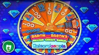 Baron Von Bacon's Million Credit Bonus Unicornucopia slot machine, bonus