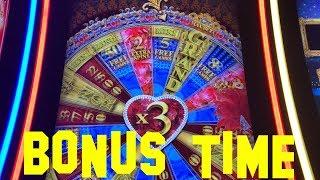 Can Can De Paris live play max bet $3.00 with BONUS WHEEL SPIN FREE GAMES