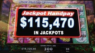 OVER $115,000 in JACKPOT$! 48 Handpays in 24 Minutes ️Golden Goddess Speedrun | The Big Jackpot