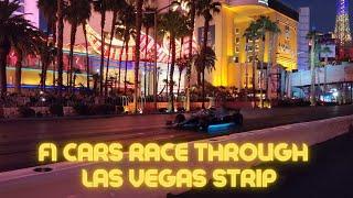 F1 Races Through Las Vegas Strip for Formula 1 Launch Party