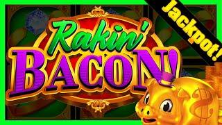 Chasing A JACKPOT On Rakin' Bacon Slot Machine!