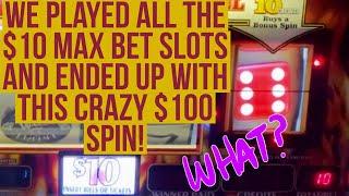 All The $20 Max Bet Spins In The High Limit Room And Then Roll The Dice For $100 Red Hottie!