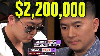 INCREDIBLE COMEBACK! $2,200,000 Poker Hand At Hustler