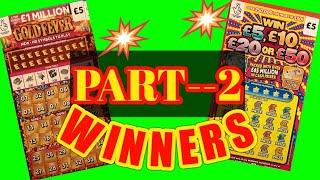 PART-2...(SEE PART--1 FIRST)....WIN.£5-£10-£20-£50...GOLDFEVER..SUPER 7s..JOLLY 7s..£250,000 GREEN..