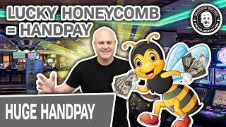 LUCKY Honeycomb = Handpay!  More UNBELIEVABLE Slot Action