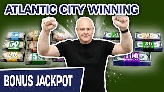 SLOT HANDPAYS & WINS  Top Dollar AND Double Top Dollar in ATLANTIC CITY
